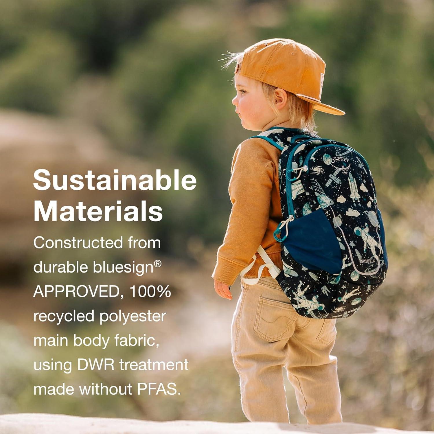 imageOsprey Daylite Jr Kids Commuter Backpack Space Travel PrintAntique BlueSunshine