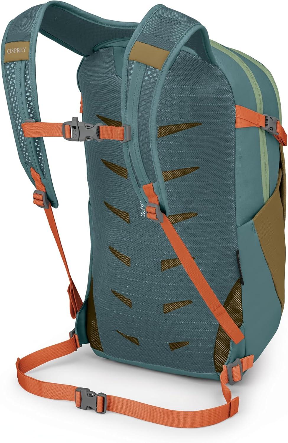 imageOsprey Daylite Plus Commuter Backpack Lightweight Everyday Pack with Laptop Sleeve and Water Bottle Pockets Ideal for Work School and Travel with Versatile Storage Kazuma PrintMagma BrownHistosol BrownCascade Blue