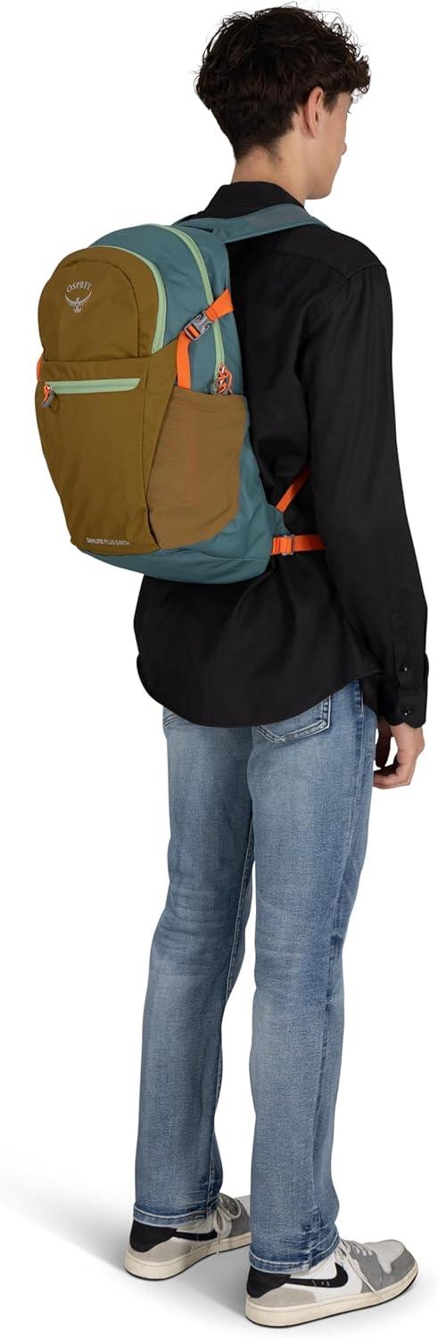 imageOsprey Daylite Plus Commuter Backpack Lightweight Everyday Pack with Laptop Sleeve and Water Bottle Pockets Ideal for Work School and Travel with Versatile Storage Kazuma PrintMagma BrownHistosol BrownCascade Blue