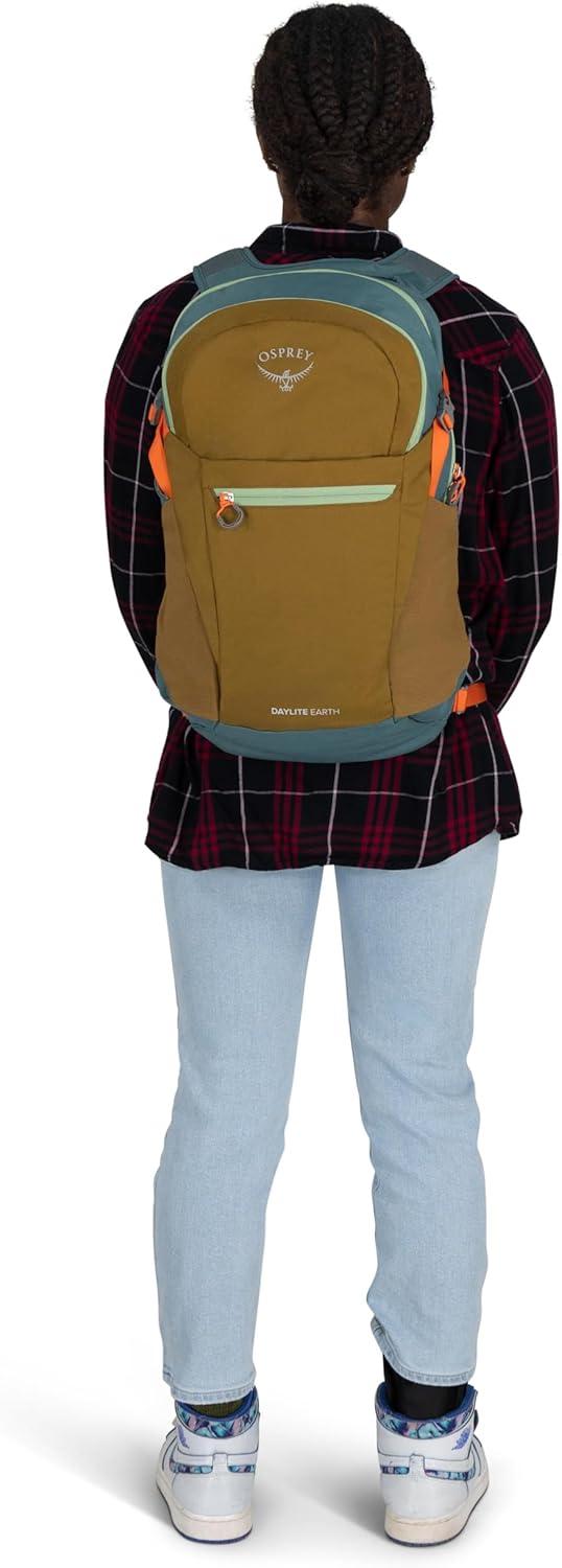 imageOsprey Daylite Plus Commuter Backpack Lightweight Everyday Pack with Laptop Sleeve and Water Bottle Pockets Ideal for Work School and Travel with Versatile Storage Kazuma PrintMagma BrownHistosol BrownCascade Blue