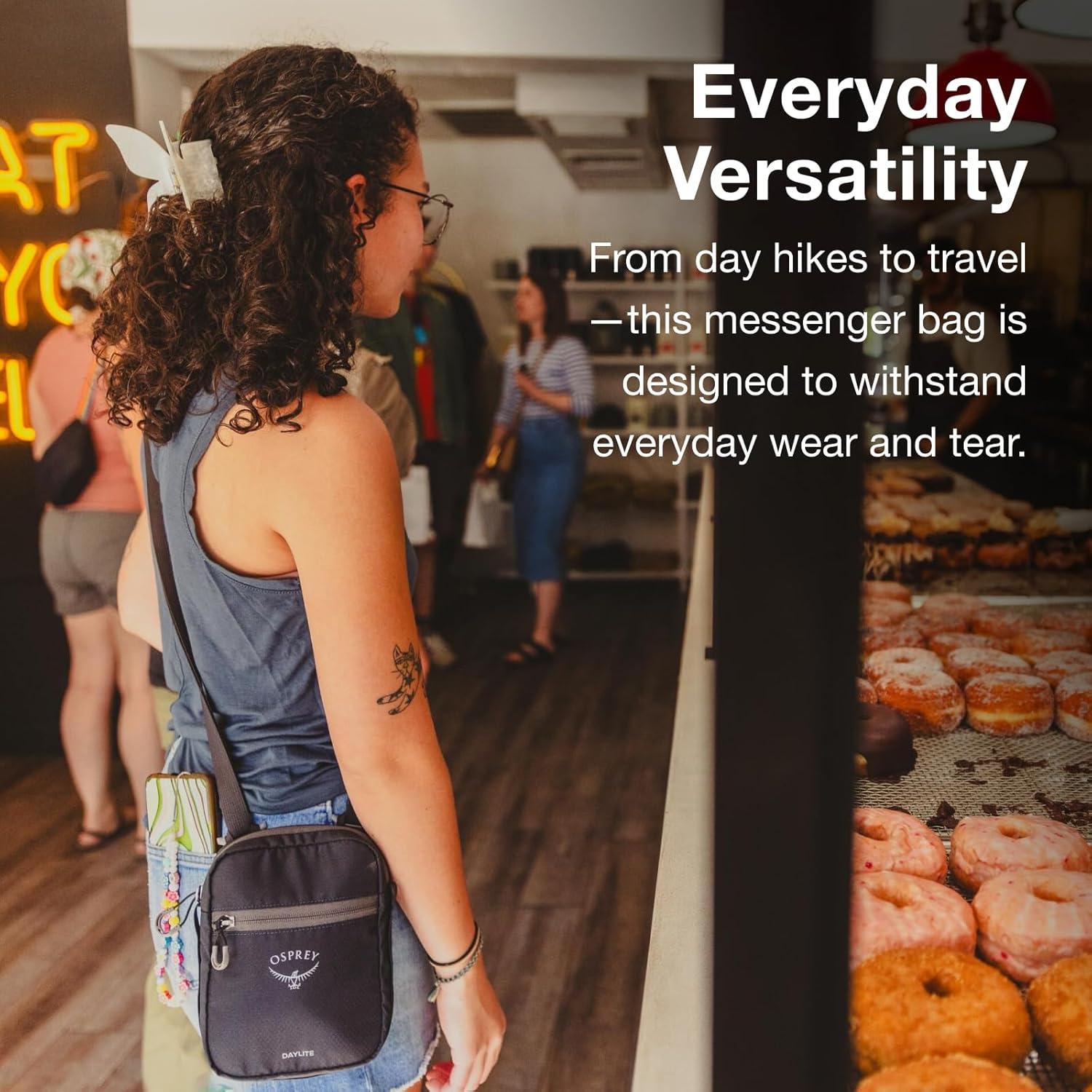 imageOsprey Daylite Small Crossbody BagCascade BlueLatte Brown