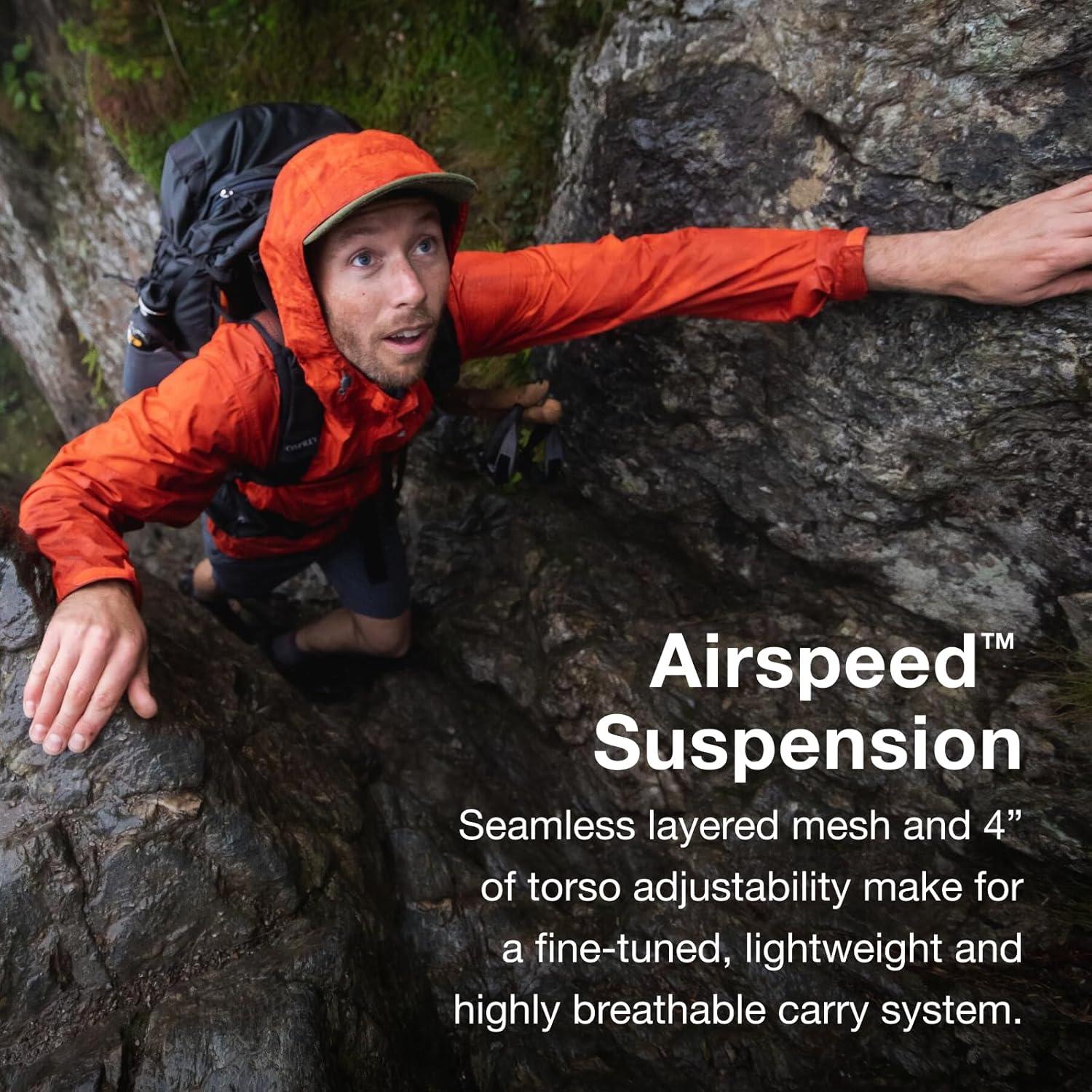 imageOsprey Exos 48 Mens Ultralight Backpacking BackpackDark Charcoal Grey