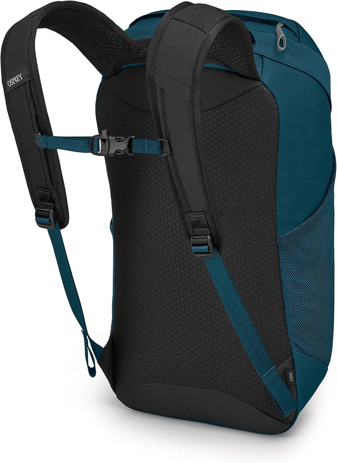 imageOsprey Farpoint Fairview Travel Daypack for Men and Women Tunnel Vision GreyNight Jungle Blue