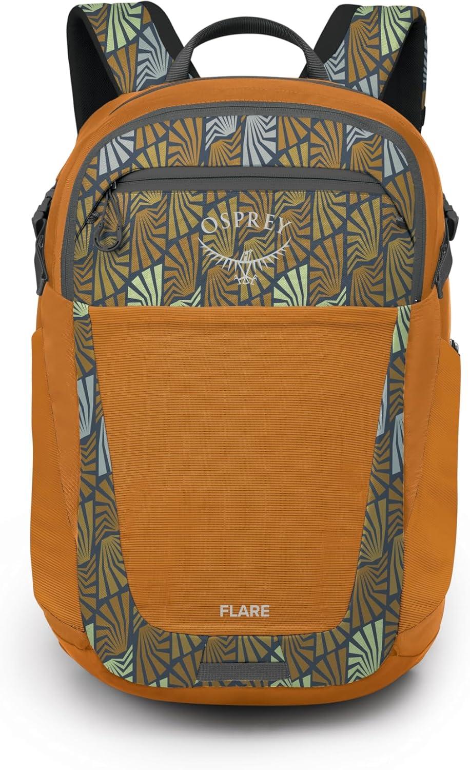 imageOsprey Flare Commuter Laptop BackpackKazuma Print Toffee Orange