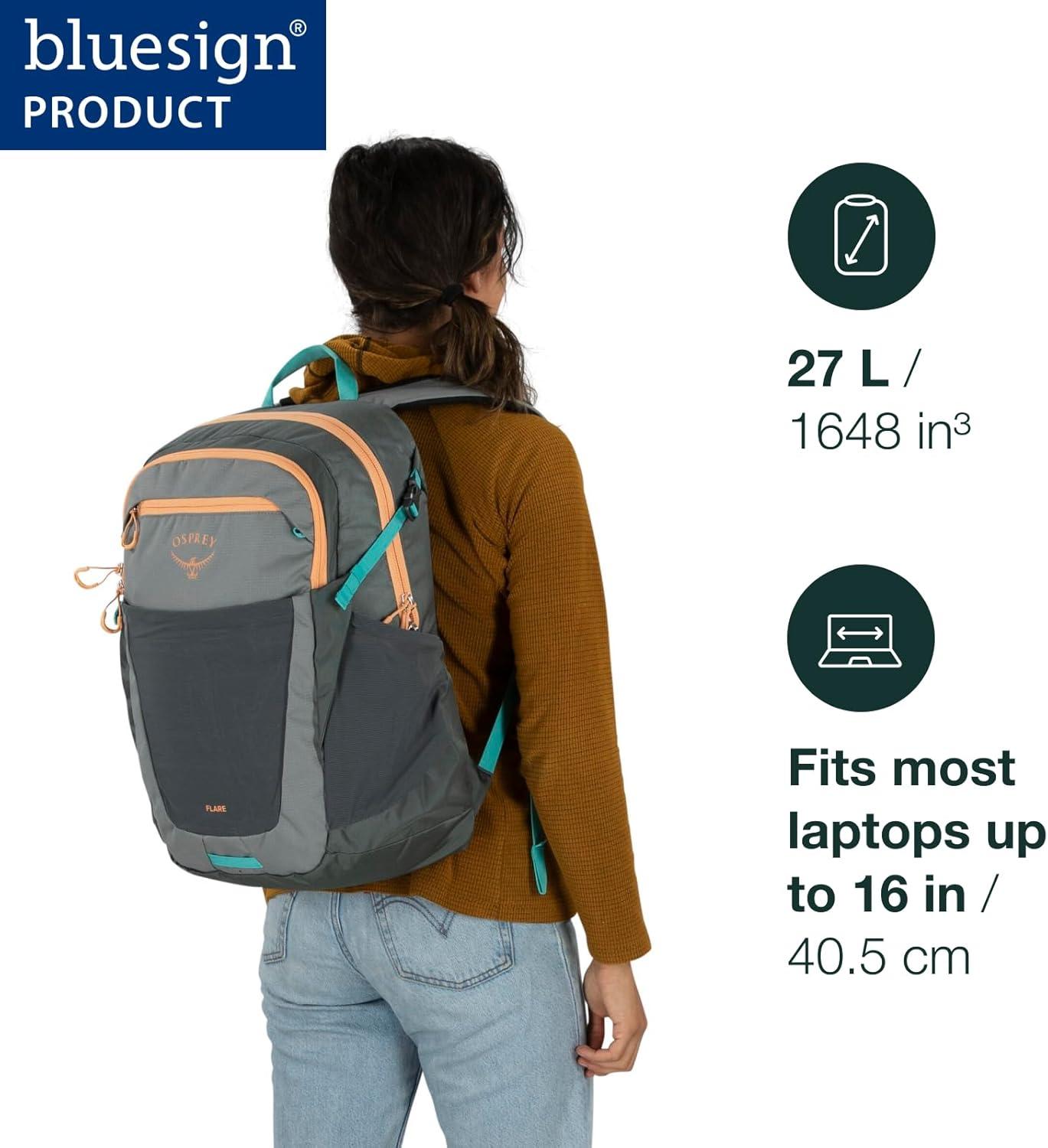 imageOsprey Flare Commuter Laptop BackpackPine Leaf Green
