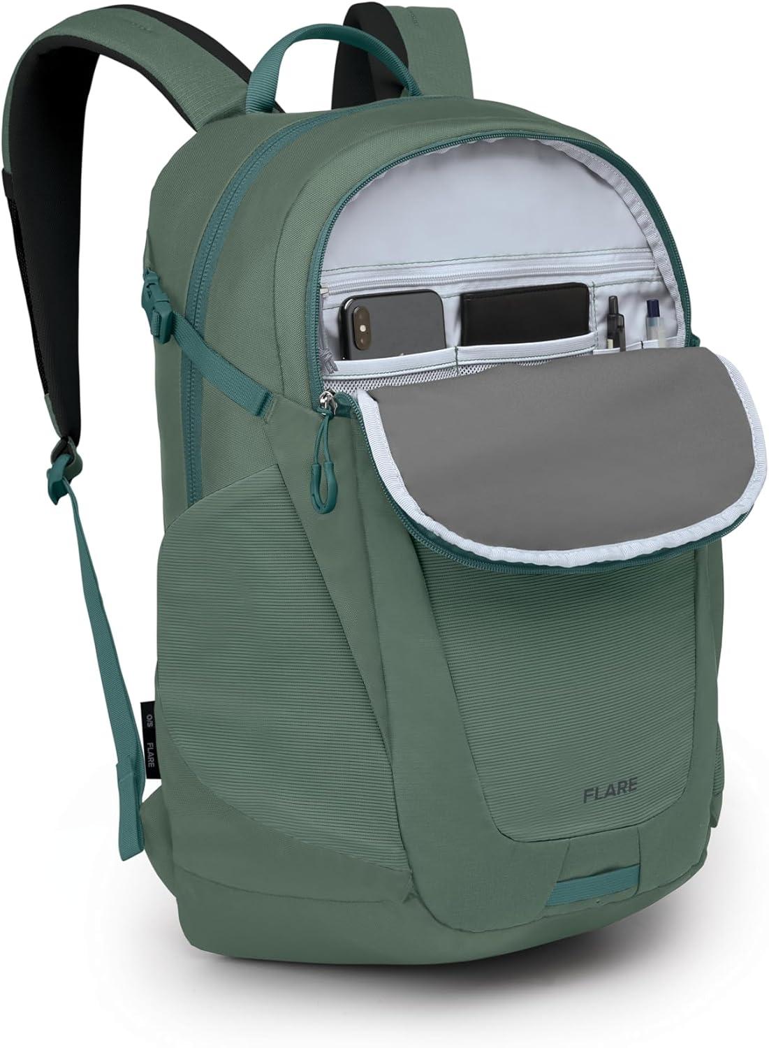 imageOsprey Flare Commuter Laptop BackpackPine Leaf Green