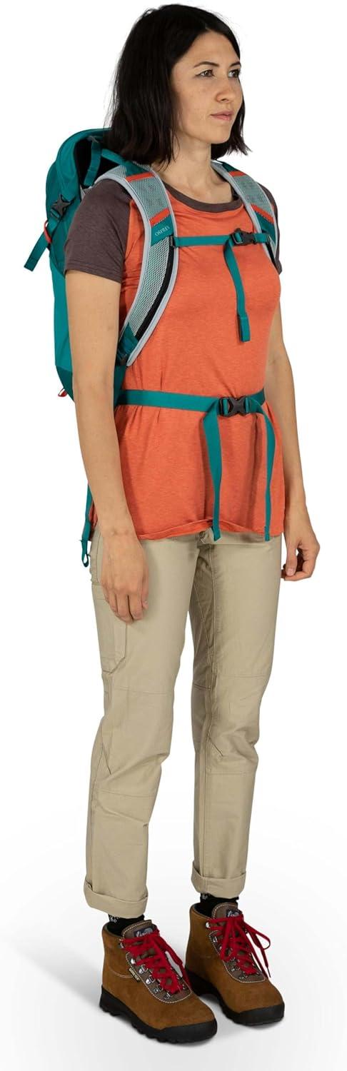 imageOsprey Hikelite 18L Lightweight Hiking Backpack Durable Travel Daypack with Rain Cover for Men and Women Atlas BlueBlack