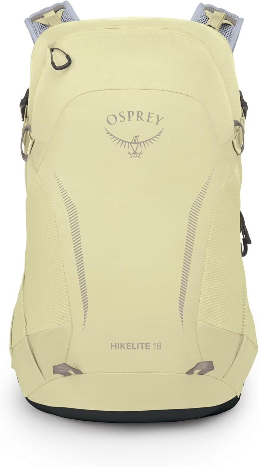 imageOsprey Hikelite 18L Lightweight Hiking Backpack Durable Travel Daypack with Rain Cover for Men and Women Atlas BlueStardust YellowGray Wolf