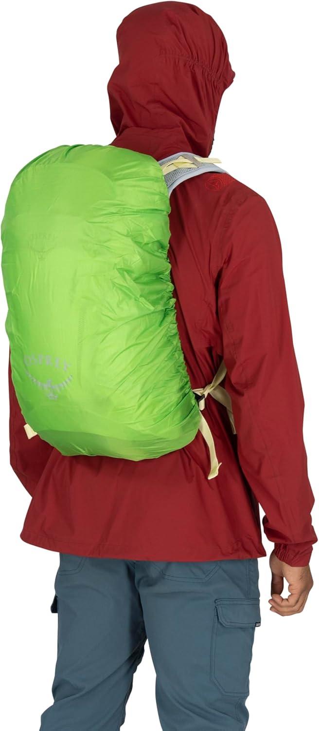 imageOsprey Hikelite 18L Lightweight Hiking Backpack Durable Travel Daypack with Rain Cover for Men and Women Atlas BlueStardust YellowGray Wolf