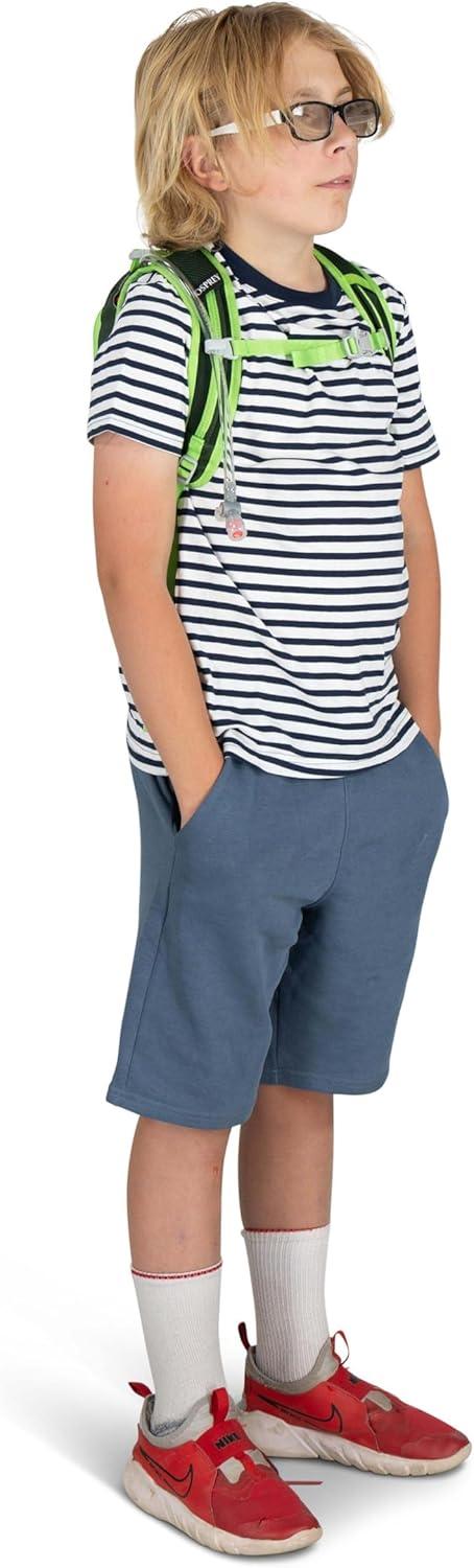 imageOsprey Moki 3L Kids Biking Backpack with Hydraulics Reservoir Hungry Dino PrintGreen Canopy