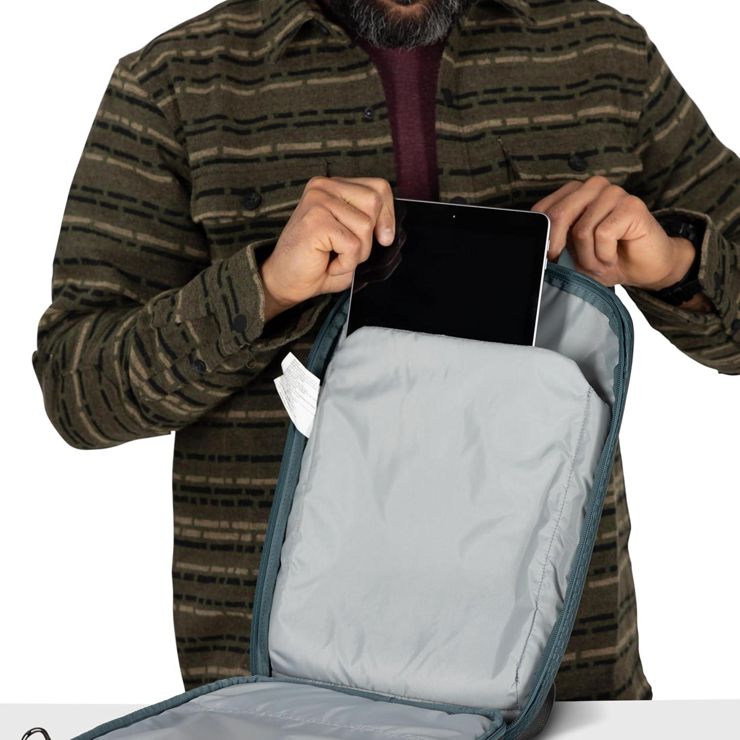 imageOsprey Nebula Shoulder Sling Bag BlackAlpaca TanLatte Brown Heather