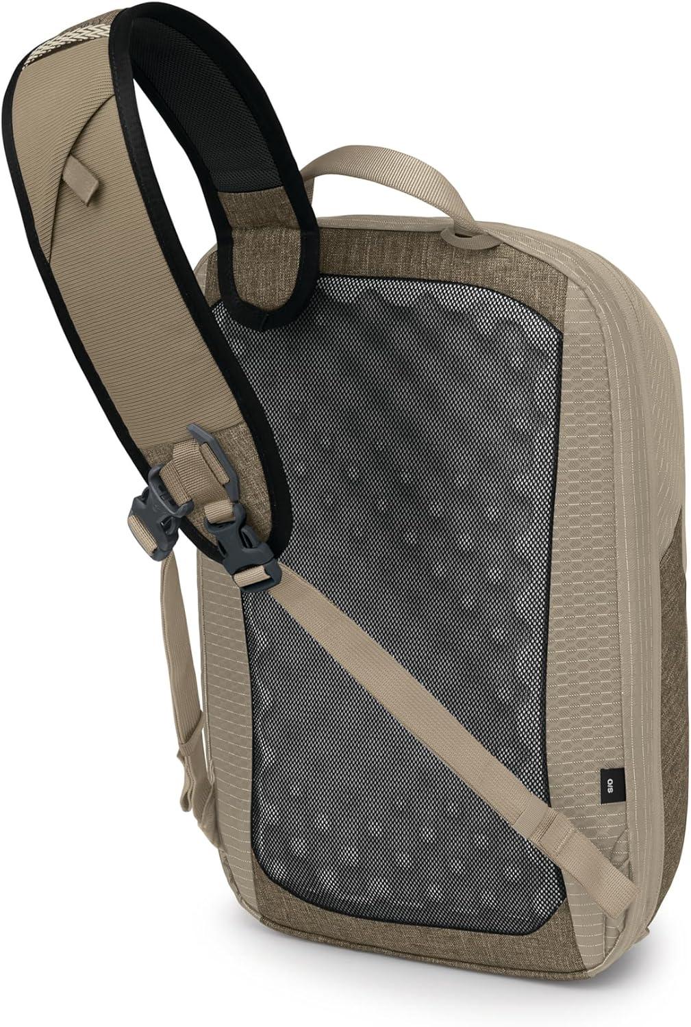 imageOsprey Nebula Shoulder Sling Bag BlackAlpaca TanLatte Brown Heather