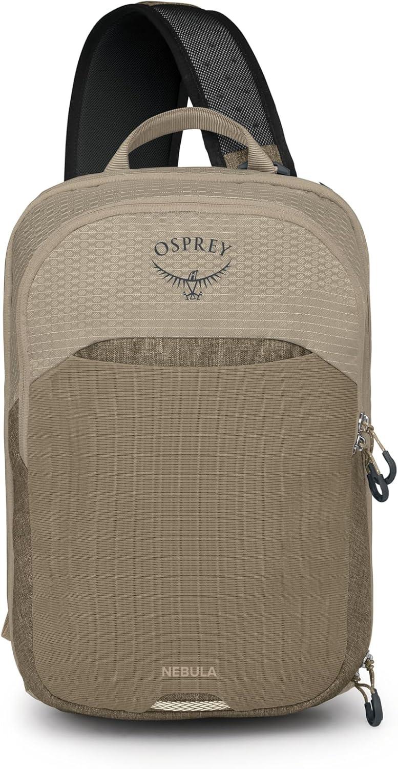 imageOsprey Nebula Shoulder Sling Bag BlackAlpaca TanLatte Brown Heather