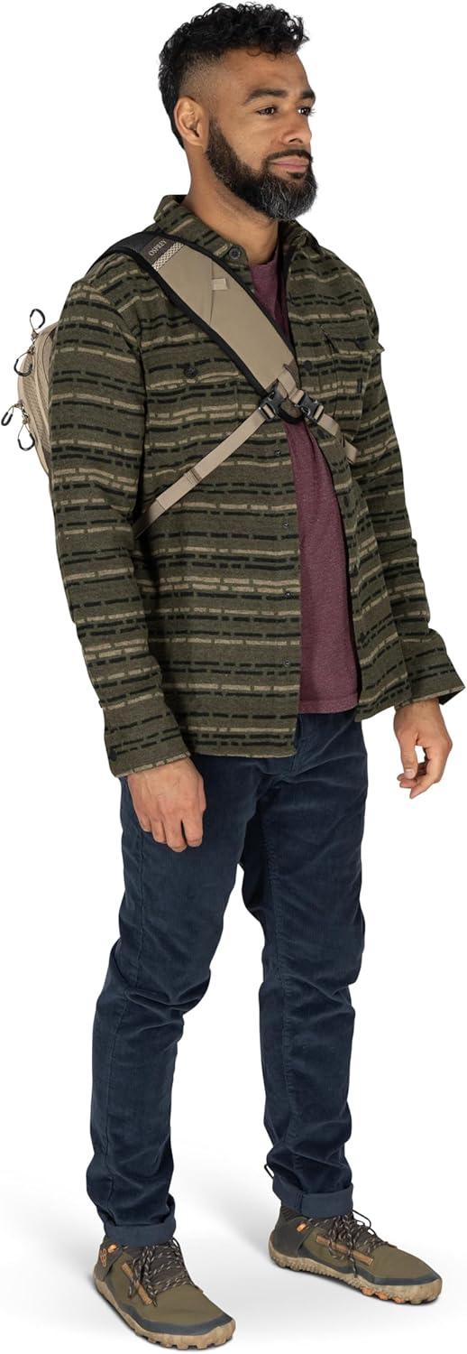 imageOsprey Nebula Shoulder Sling Bag BlackAlpaca TanLatte Brown Heather