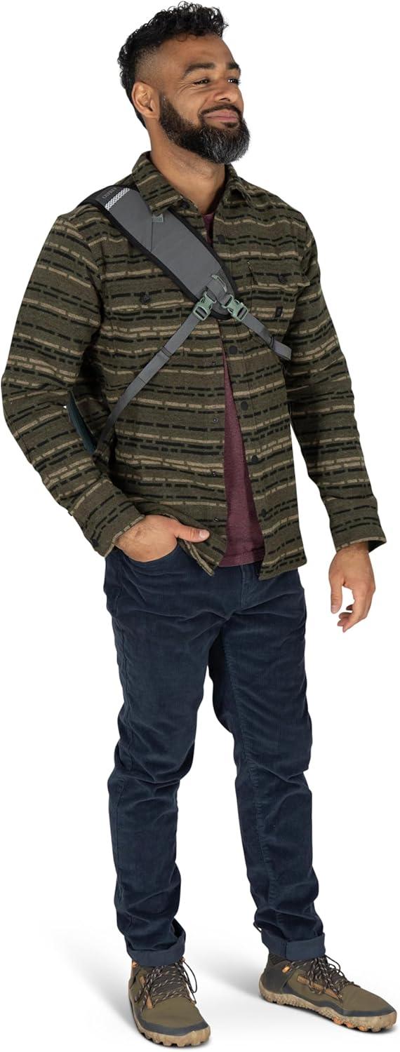 imageOsprey Nebula Shoulder Sling Bag BlackCascade BlueCoal Grey Heather