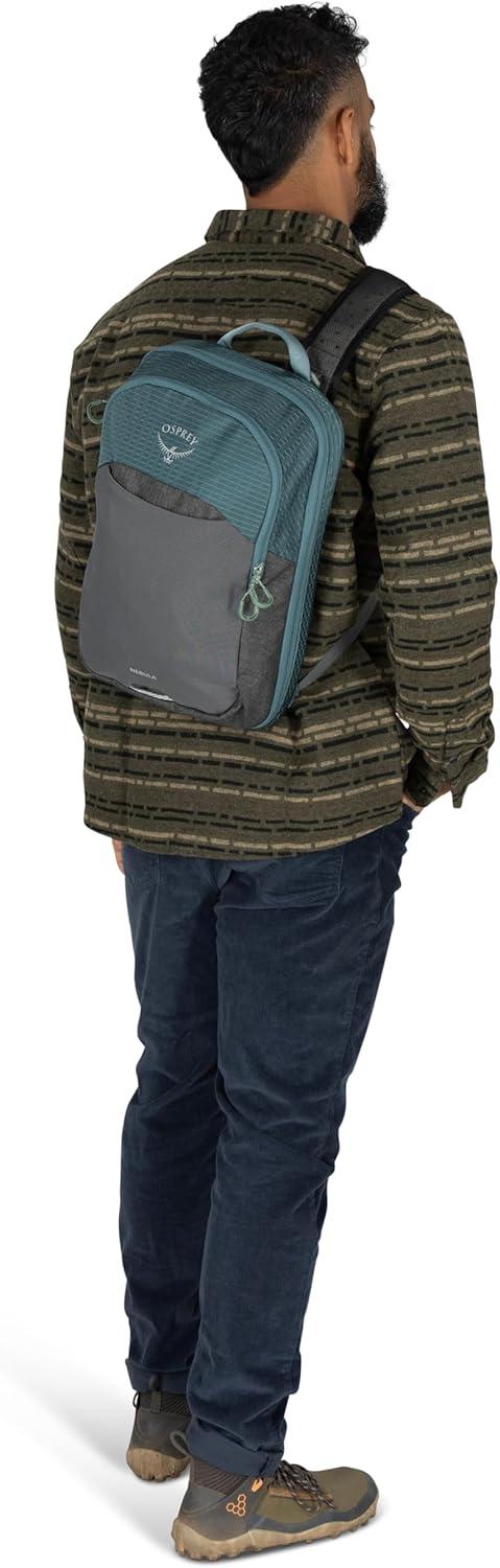 imageOsprey Nebula Shoulder Sling Bag BlackCascade BlueCoal Grey Heather
