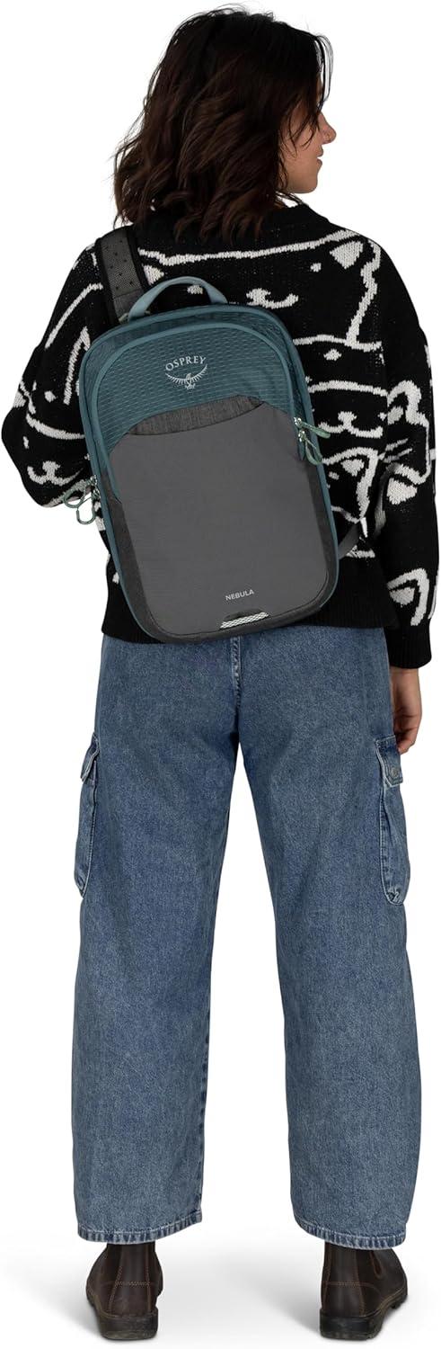 imageOsprey Nebula Shoulder Sling Bag BlackCascade BlueCoal Grey Heather