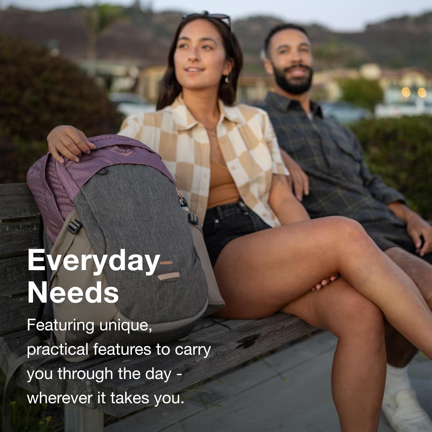 imageOsprey Parsec 26L Laptop Backpack PashminaTan ConcreteSawdust TanRaisin Red