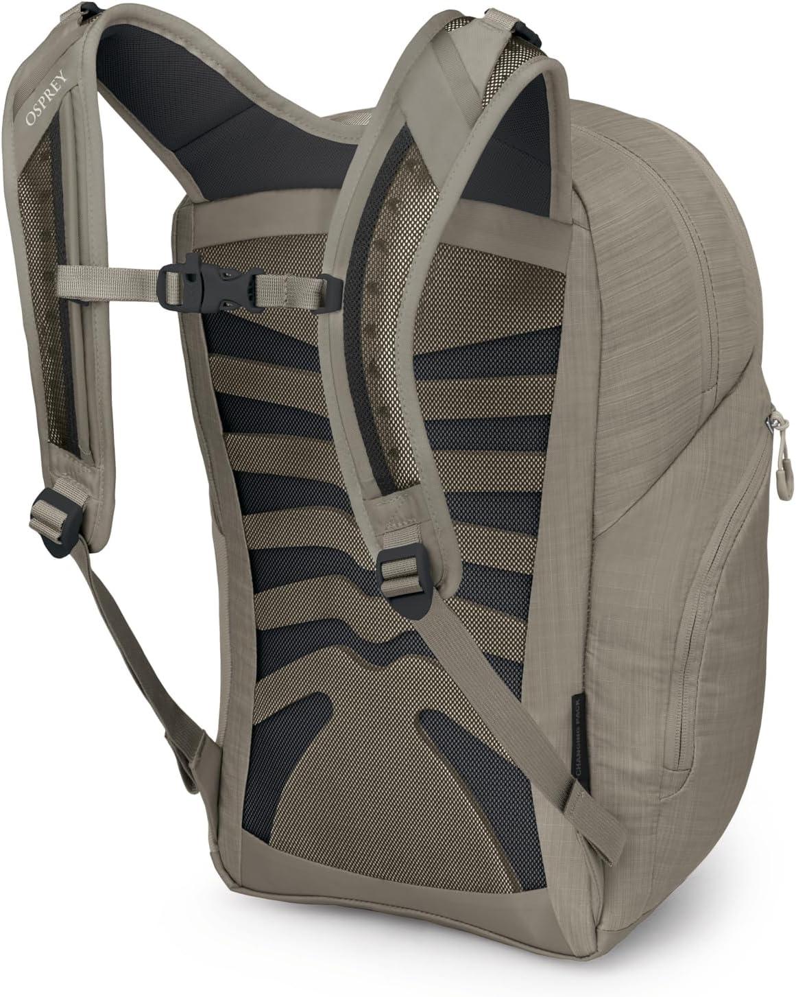 imageOsprey Poco Changing Backpack with Clipin Changing Pad Travel Diaper BagTan Concrete