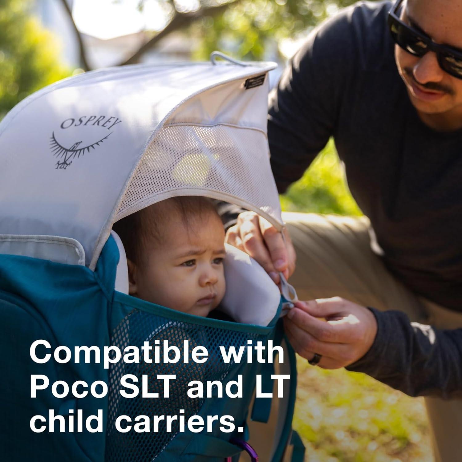 imageOsprey Poco LT Child Carrier Backpack Sunshade SilverPoco LT