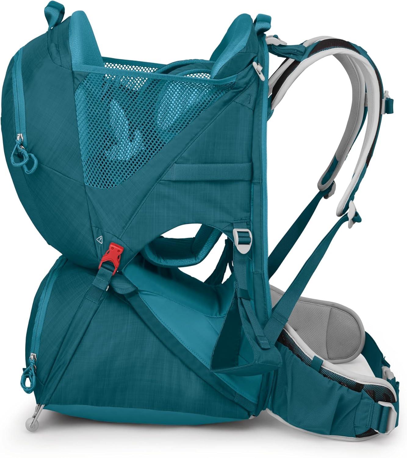 imageOsprey Poco LT Lightweight Child Carrier Backpack Compact TravelReady Kid Carrier with Sunshade and Adjustable Fit Lightweight Comfortable Hiking Carrier for ToddlersDeep Peyto