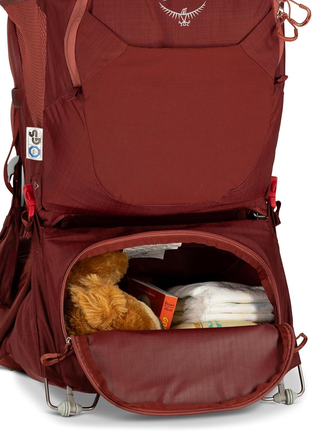 imageOsprey Poco LT Lightweight Child Carrier Backpack Compact TravelReady Kid Carrier with Sunshade and Adjustable Fit Lightweight Comfortable Hiking Carrier for ToddlersBlack