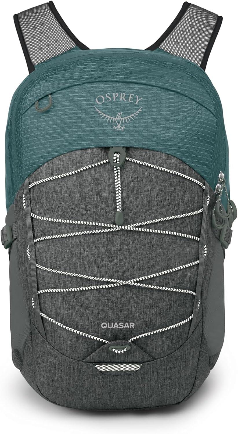 imageOsprey Quasar 26L Commuter Backpack Green TunnelBrindle BrownCascade BlueCoal Grey Heather