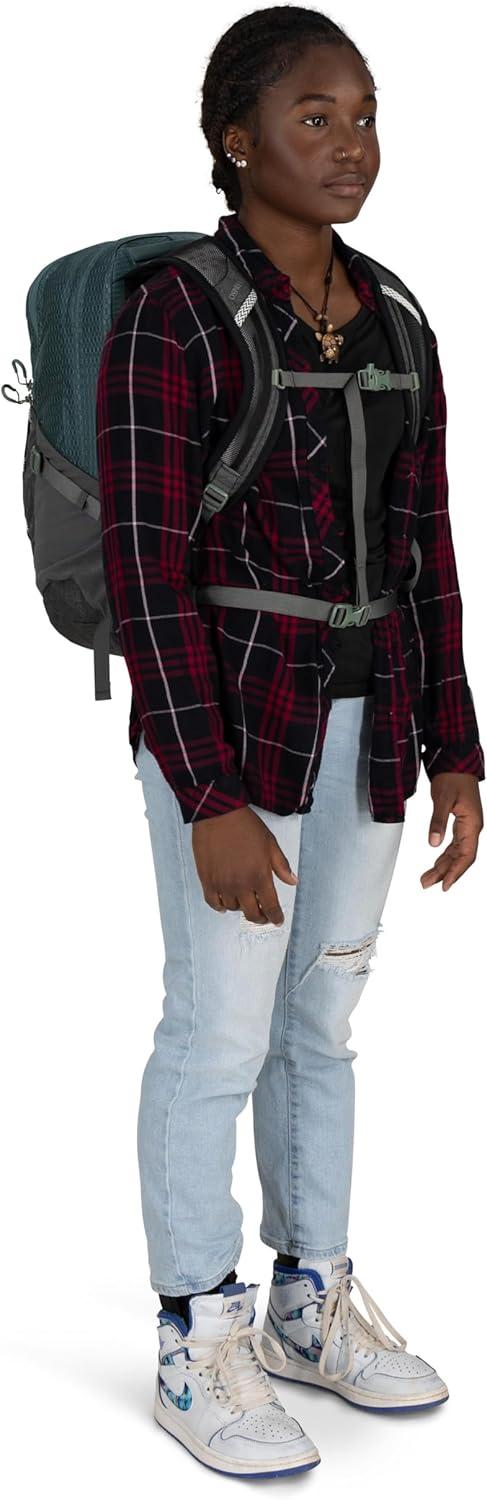 imageOsprey Quasar 26L Commuter Backpack Green TunnelBrindle BrownCascade BlueCoal Grey Heather