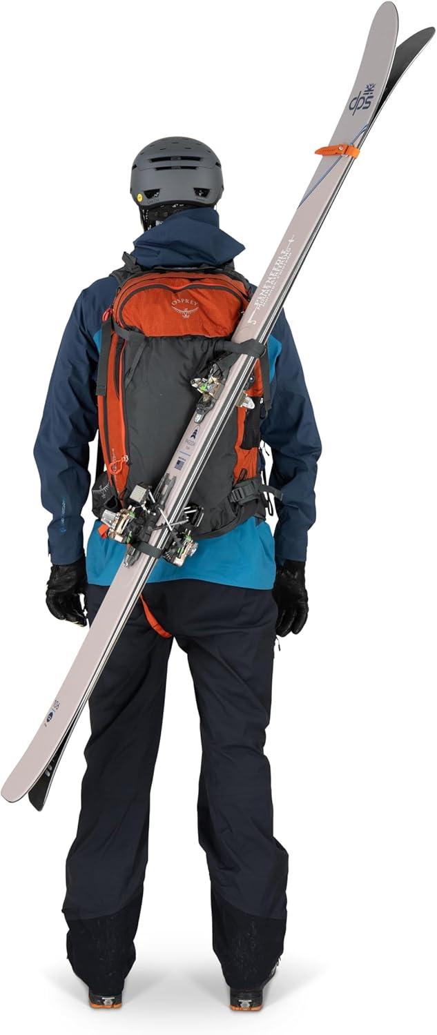 imageOsprey Soelden Pro 32L Mens Ski Backpack with E2 Airbag System Mars Orange