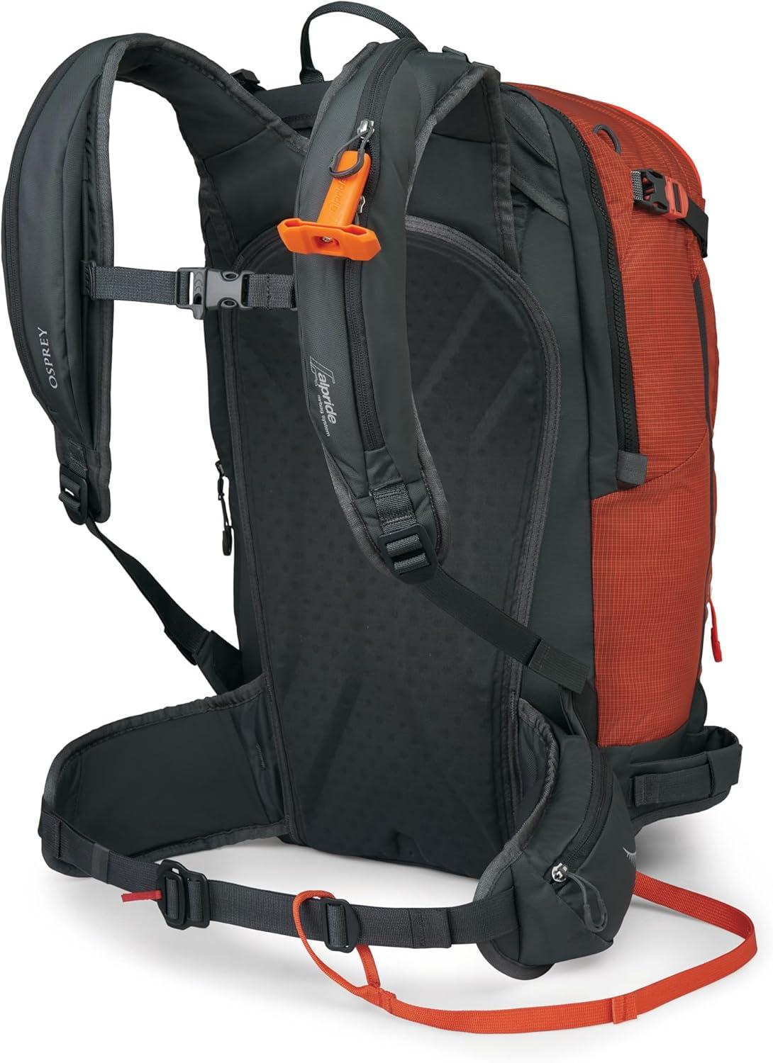 imageOsprey Soelden Pro 32L Mens Ski Backpack with E2 Airbag System Mars Orange