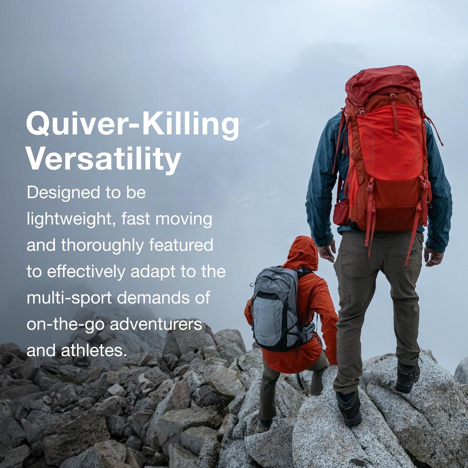 imageOsprey Talon Pro 30L Mens Hiking Backpack with Hipbelt Mars OrangeSilver Lining