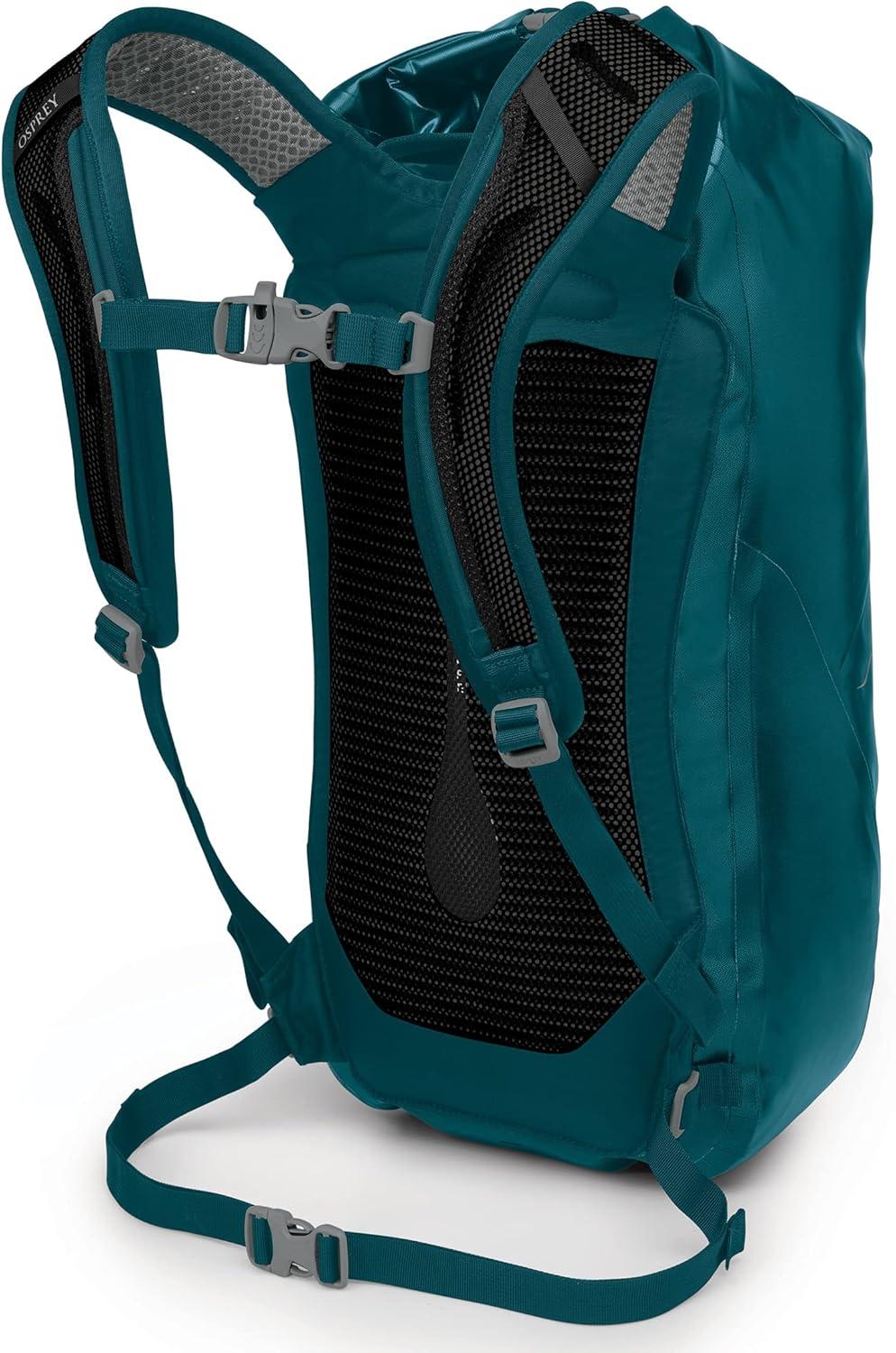 imageOsprey Transporter 25L Roll Top Waterproof Laptop Backpack BlackNight Jungle Blue