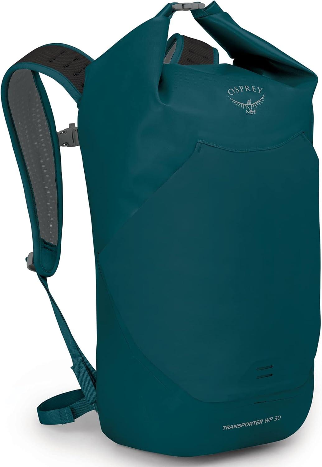 imageOsprey Transporter 25L Roll Top Waterproof Laptop Backpack BlackNight Jungle Blue