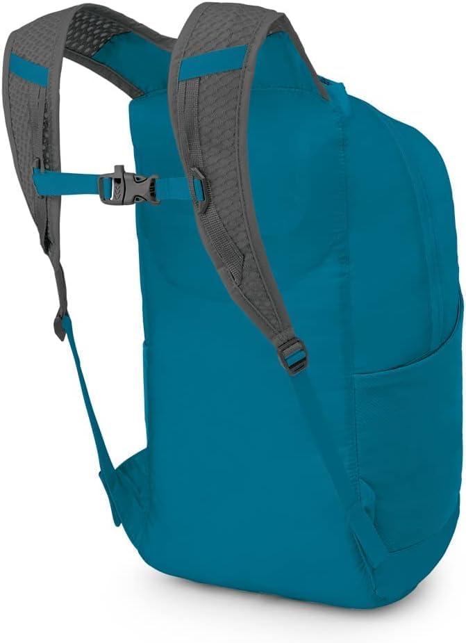 imageOsprey Ultralight Collapsible Stuff Pack Lightweight Packable Travel Backpack Extra Bag For Travel and Every Day 18 L Capacity Daypack to Expand Luggage BlackWaterfront Blue