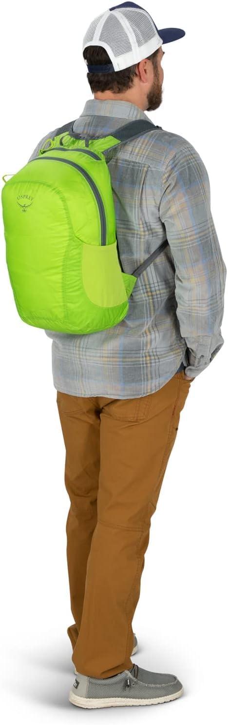 imageOsprey Ultralight Collapsible Stuff Pack Lightweight Packable Travel Backpack Extra Bag For Travel and Every Day 18 L Capacity Daypack to Expand Luggage BlackWaterfront Blue