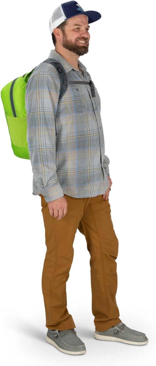 imageOsprey Ultralight Collapsible Stuff Pack Lightweight Packable Travel Backpack Extra Bag For Travel and Every Day 18 L Capacity Daypack to Expand Luggage BlackWaterfront Blue