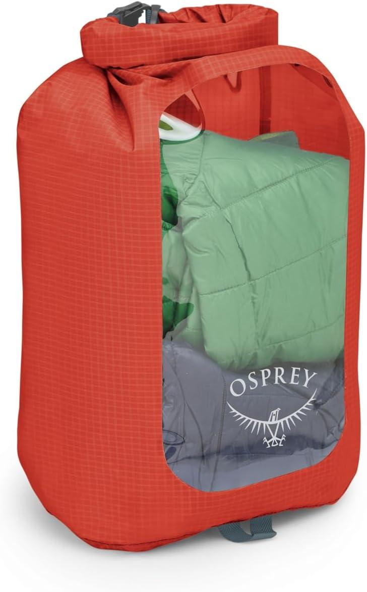 imageOsprey Waterproof Dry Sack with WindowMars Orange