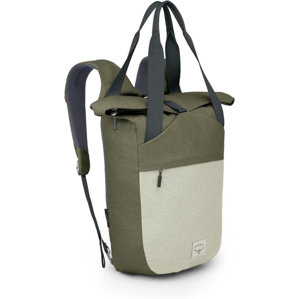 imageOsprey Arcane Zip Top Tote Backpack Earl GreySandy Grey Heather