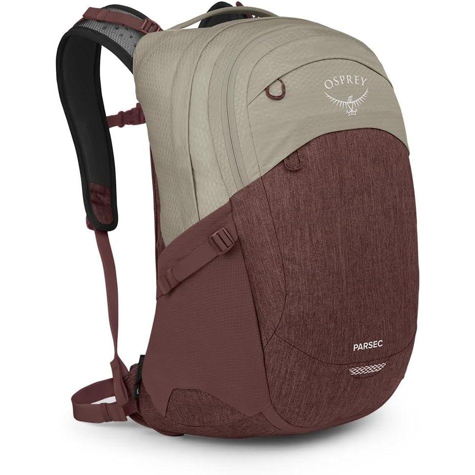 imageOsprey Parsec 26L Laptop Backpack PashminaTan ConcreteSawdust TanRaisin Red
