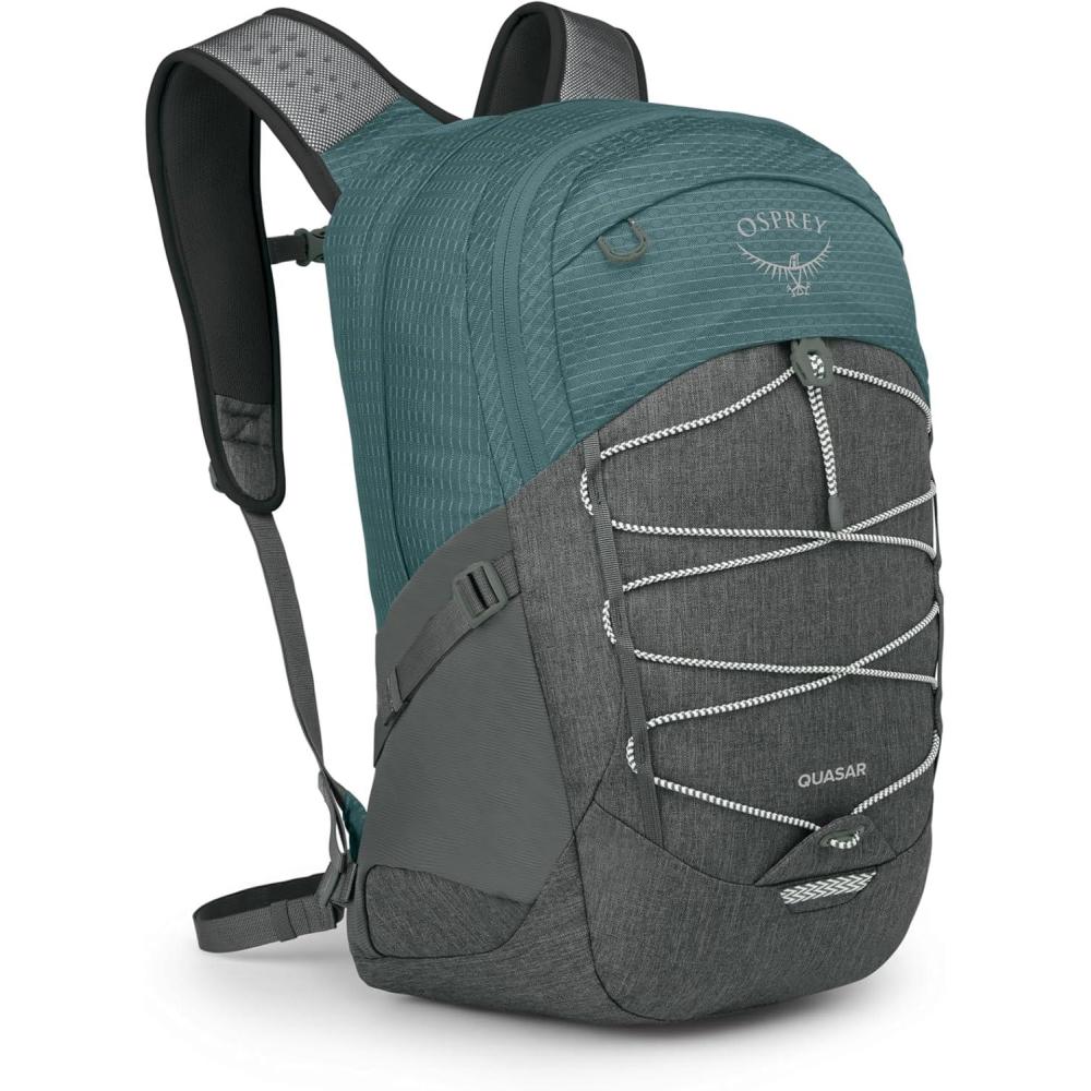imageOsprey Quasar 26L Commuter Backpack Green TunnelBrindle BrownCascade BlueCoal Grey Heather