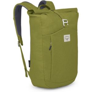 Osprey Arcane Roll Top Commuter Backpack, Porcelain Orange Heather(Matcha Green Heather)