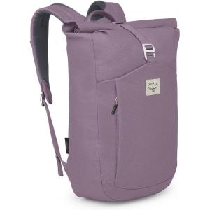 Osprey Arcane Roll Top Commuter Backpack, Porcelain Orange Heather(Purple Dusk Heather)