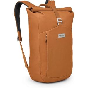 Osprey Arcane Roll Top Commuter Backpack, Porcelain Orange Heather(Toffee Orange Heather)