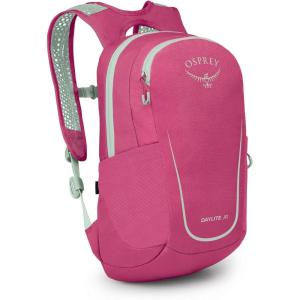 Osprey Daylite Jr. Kids’ Commuter Backpack, Space Travel Print/Antique Blue(Hotspot Pink/Frosty Mint)