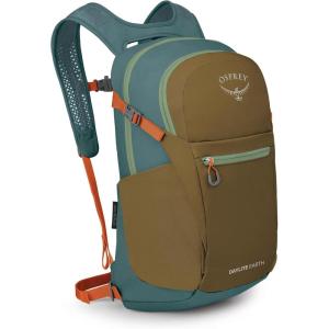Osprey Daylite Plus Commuter Backpack – Lightweight, Everyday Pack with Laptop Sleeve and Water Bottle Pockets – Ideal for Work, School, and Travel with Versatile Storage, Kazuma Print/Magma Brown(Histosol Brown/Cascade Blue)
