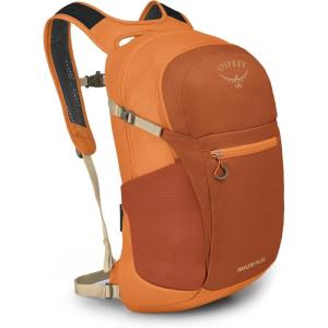 Osprey Daylite Plus Commuter Backpack – Lightweight, Everyday Pack with Laptop Sleeve and Water Bottle Pockets – Ideal for Work, School, and Travel with Versatile Storage, Kazuma Print/Magma Brown(Umber/Tequila Sunrise)