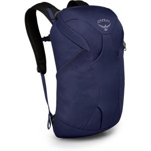 Osprey Farpoint Fairview Travel Daypack for Men and Women, Tunnel Vision Grey(Winter Night Blue)