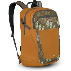 Osprey Flare Commuter Laptop Backpack(Kazuma Print Toffee Orange)