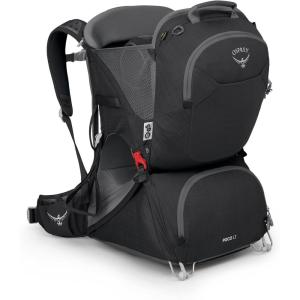 Osprey Poco LT Lightweight Child Carrier Backpack – Compact, Travel-Ready Kid Carrier with Sunshade and Adjustable Fit – Lightweight, Comfortable Hiking Carrier for Toddlers(Black)