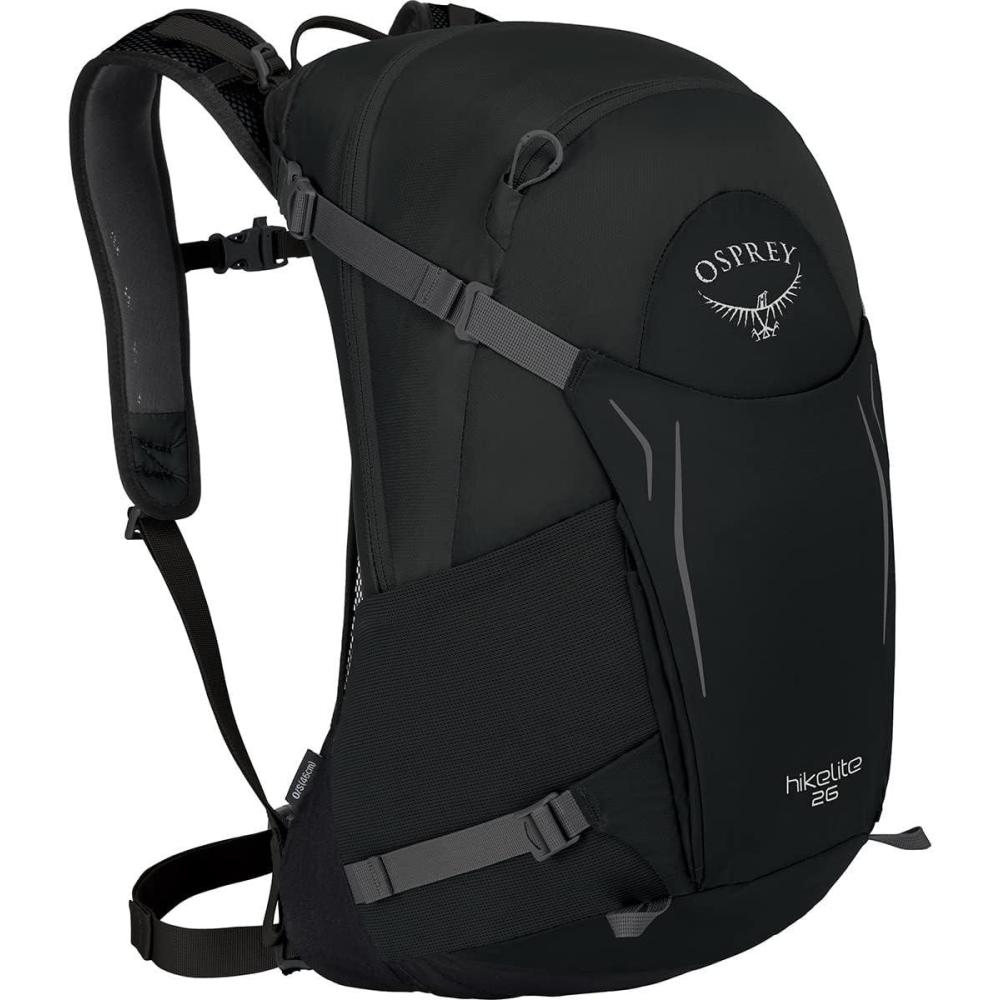 imageOsprey Hikelite 26L Unisex Hiking Backpack BlackBlack
